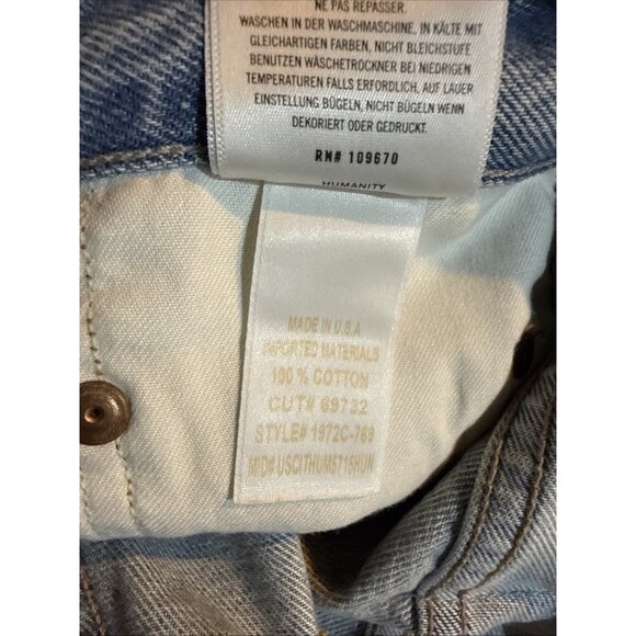 Citizens of Humanity Horseshoe Jeans 31 SAVAHN Light Blue NWT Barrel Frayed New - Picture 14 of 14